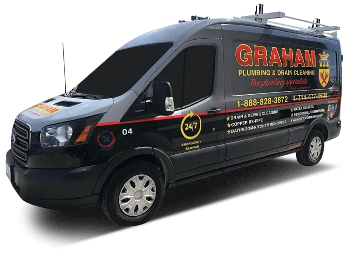 Graham Plumbing & Drain Cleaning service van