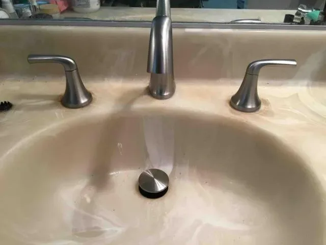 New bathroom faucet installed by Graham Plumbing