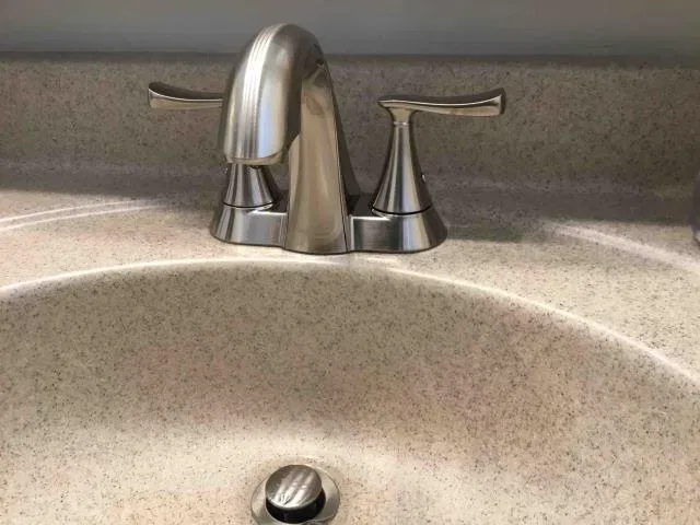 Bathroom sink faucet replacement by Graham Plumbing