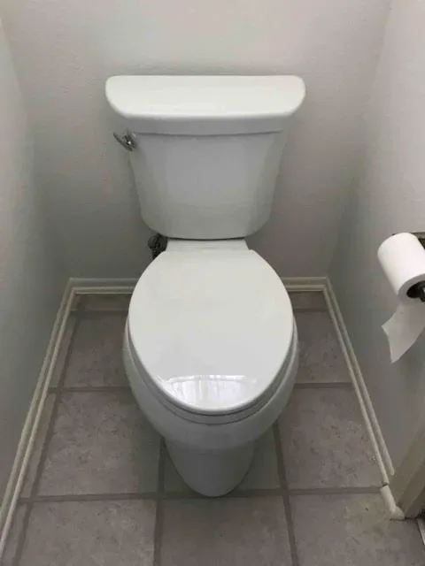 New toilet installed by Graham Plumbing