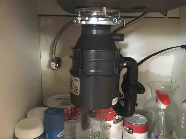 Garbage disposal installation by Graham Plumbing