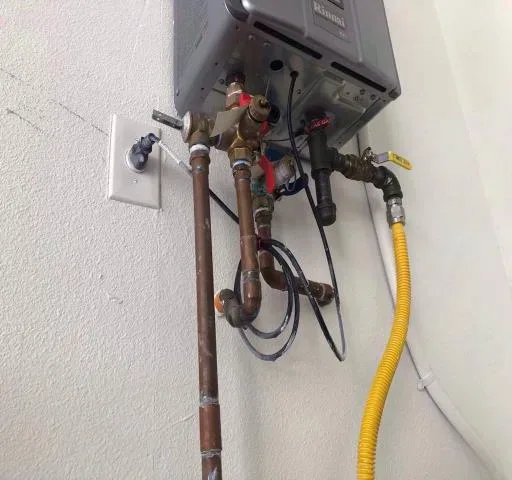 Tankless water heater installation by Graham Plumbing