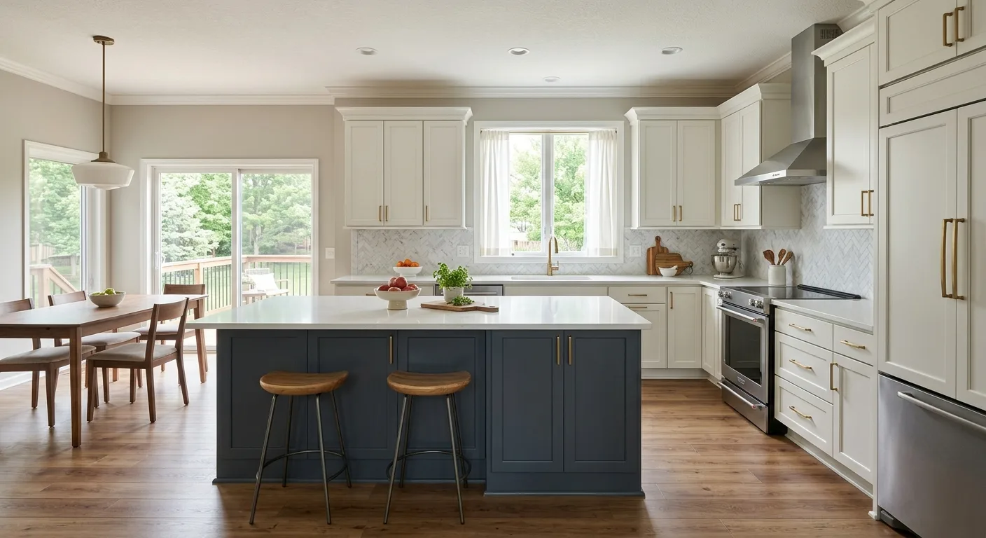 cabinet painting work — professional service in Victoria, MN