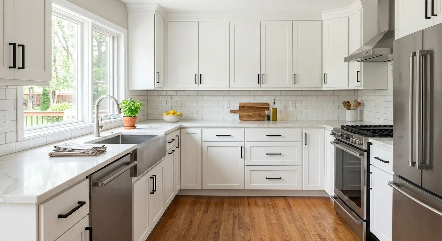cabinet painting work — professional service in Victoria, MN
