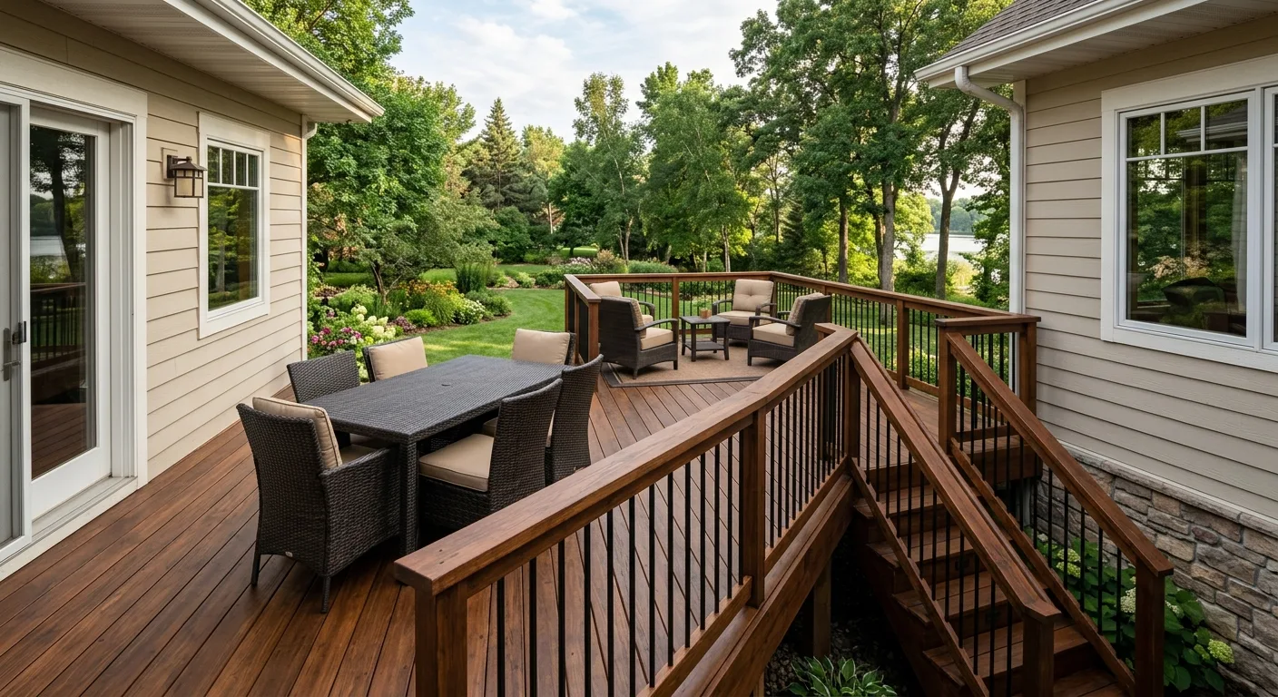 deck renewal and deck staining work — professional service in Victoria, MN