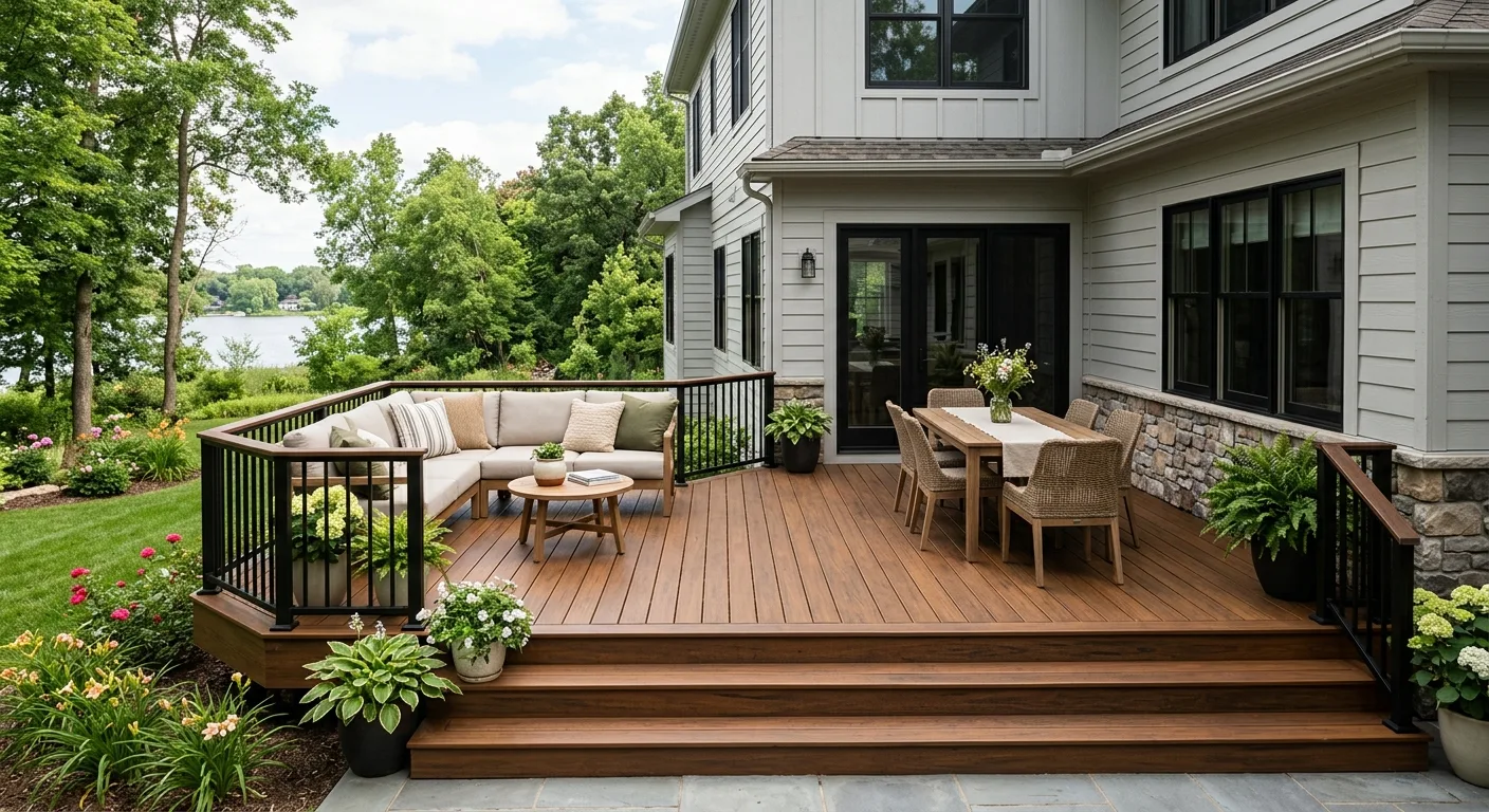 deck renewal and deck staining work — professional service in Victoria, MN