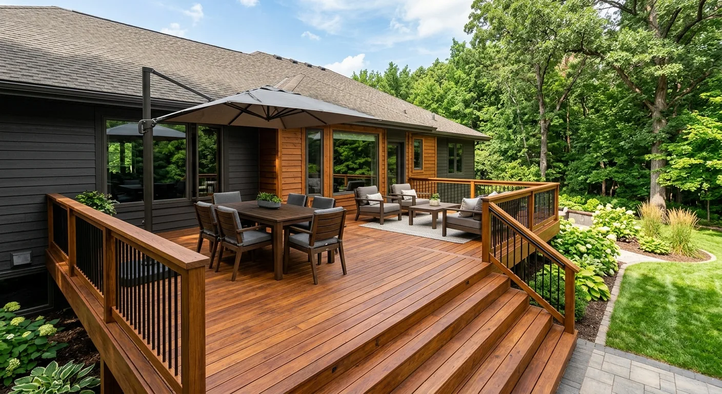 deck renewal and deck staining work — professional service in Victoria, MN