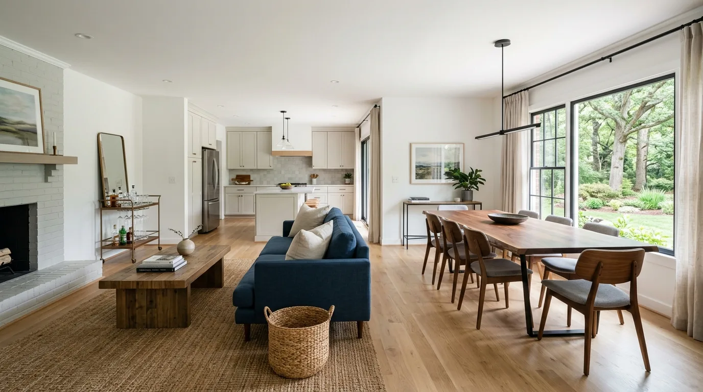 home renovations work — project example in Chesterfield, VA