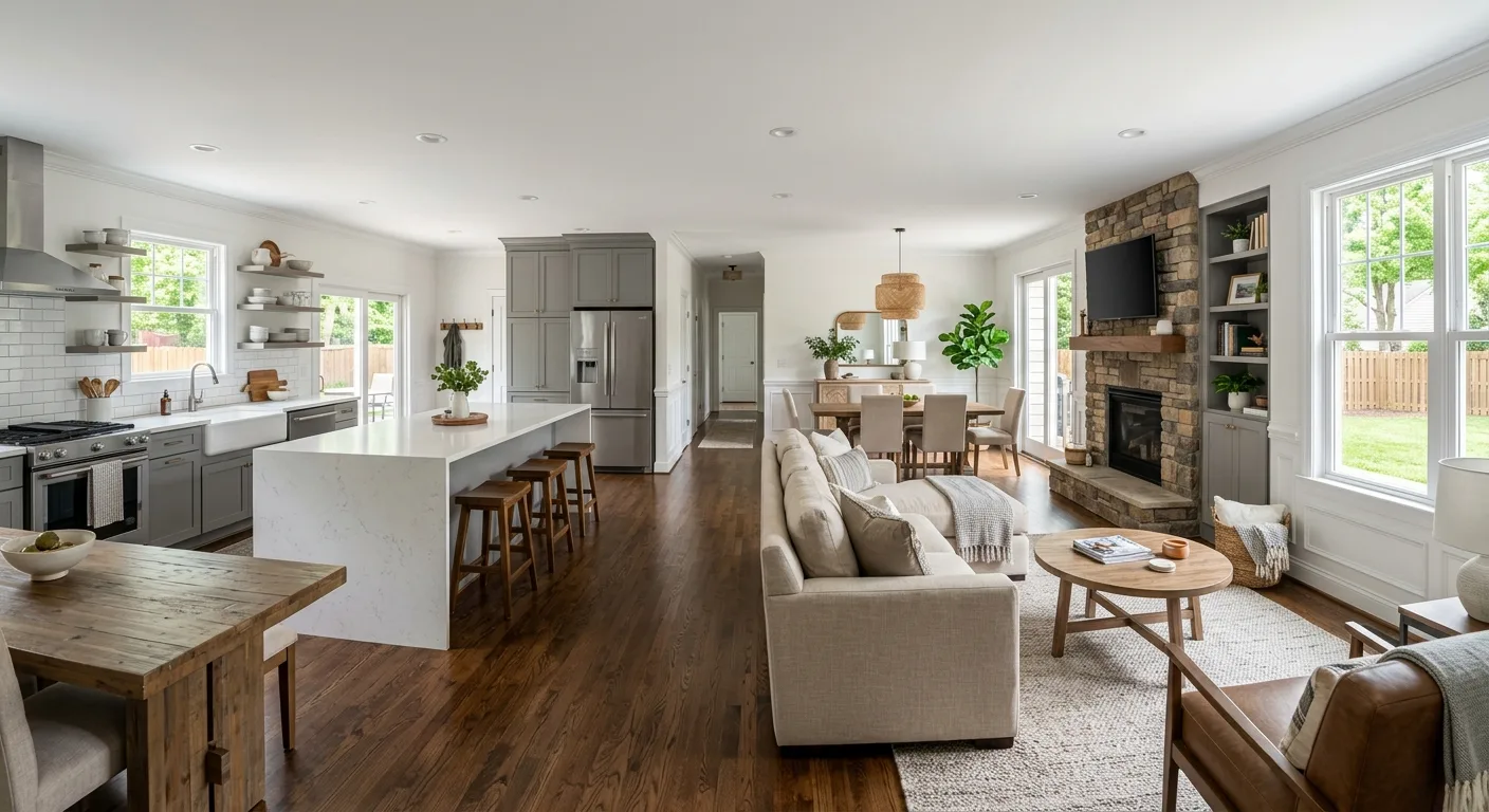 home renovations work — project example in Chesterfield, VA