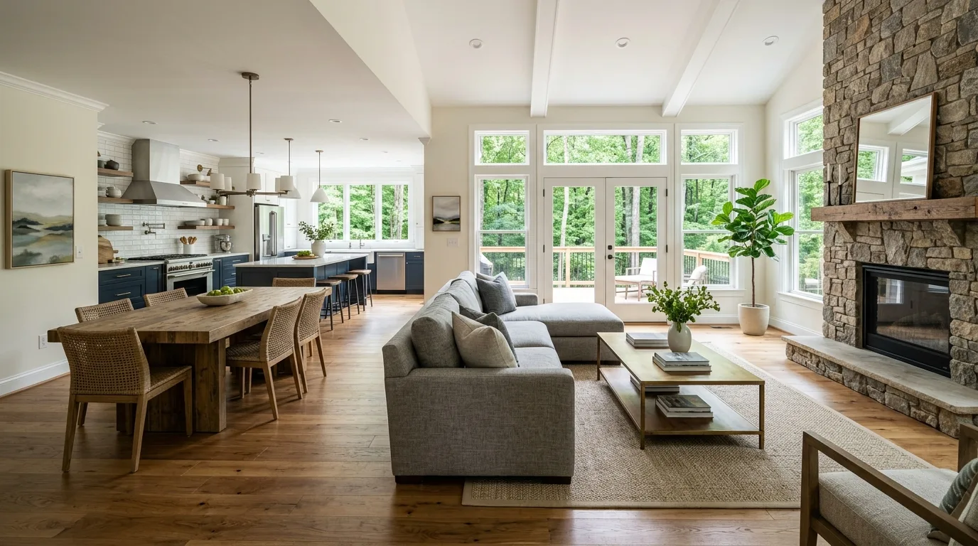 home renovations work — project example in Chesterfield, VA