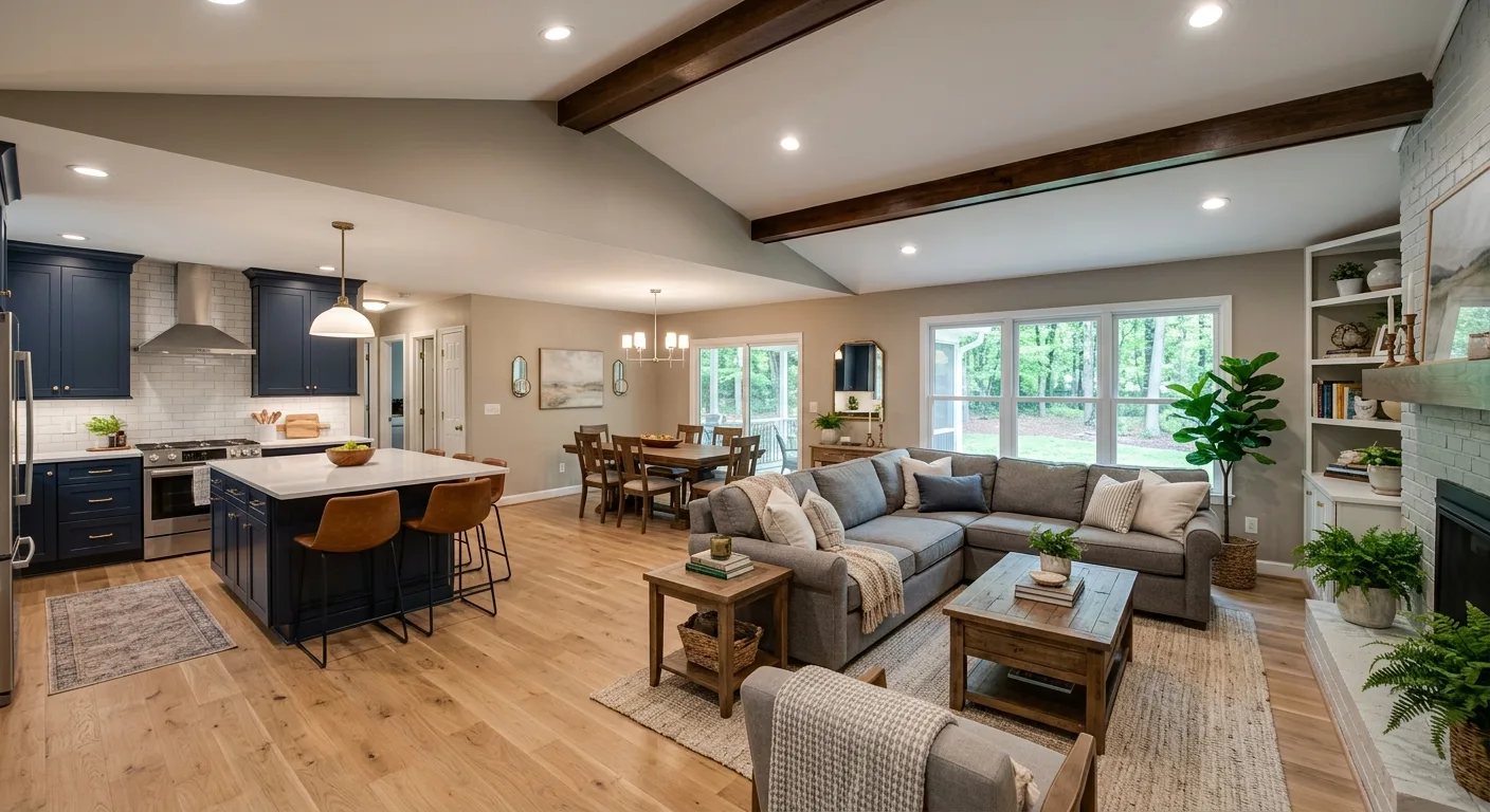 home renovations work — project example in Chesterfield, VA
