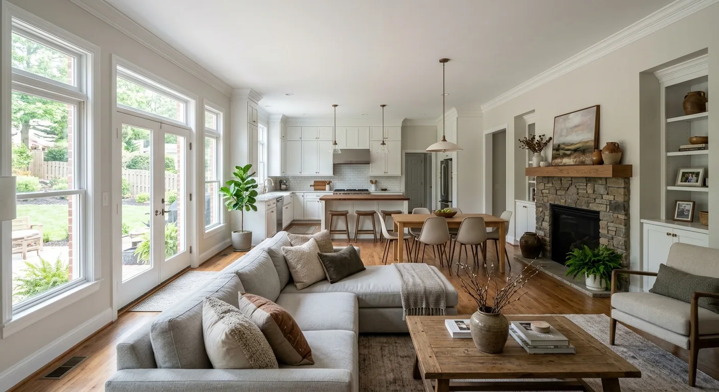 home renovations work — project example in Chesterfield, VA