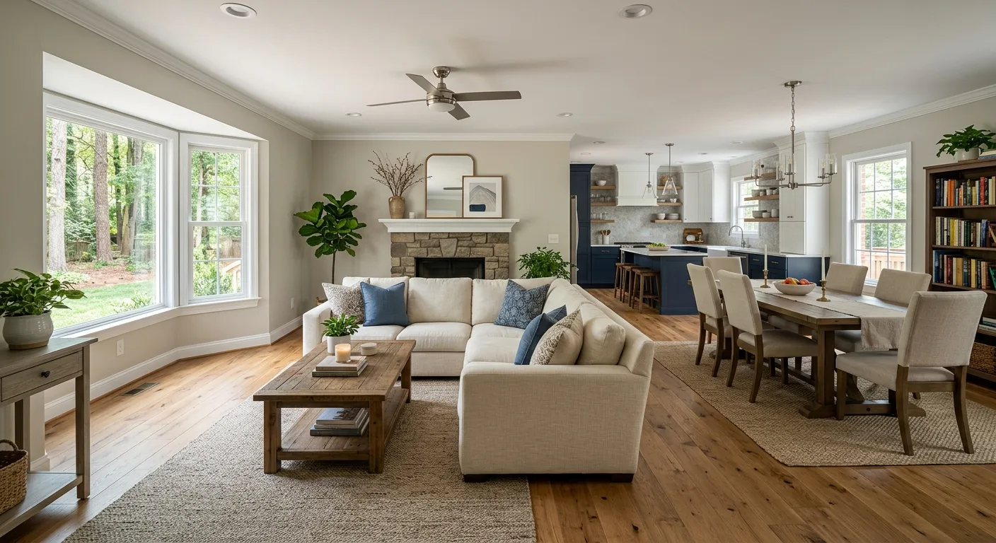 home renovations work — project example in Chesterfield, VA