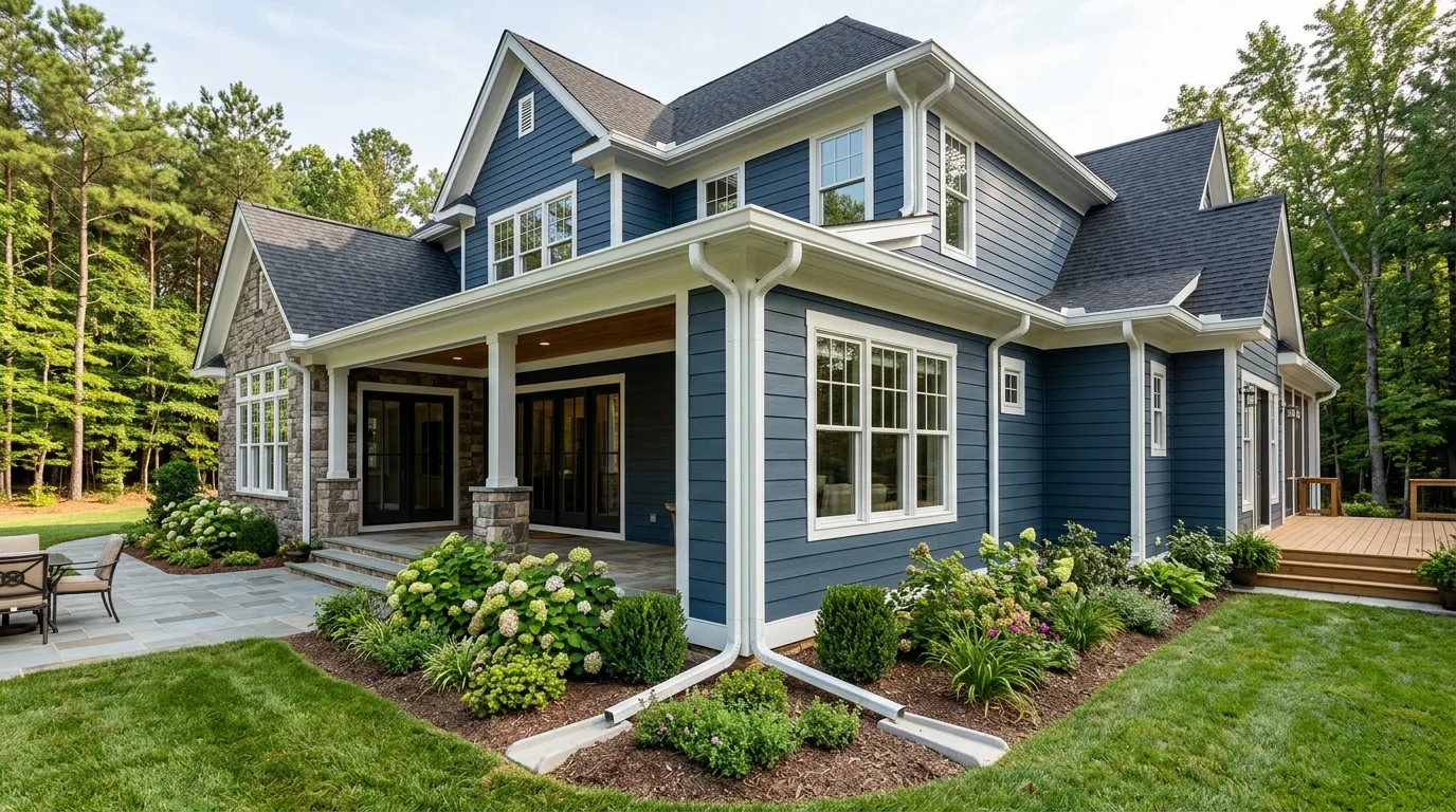 gutter installations work — professional service in Chesterfield, VA