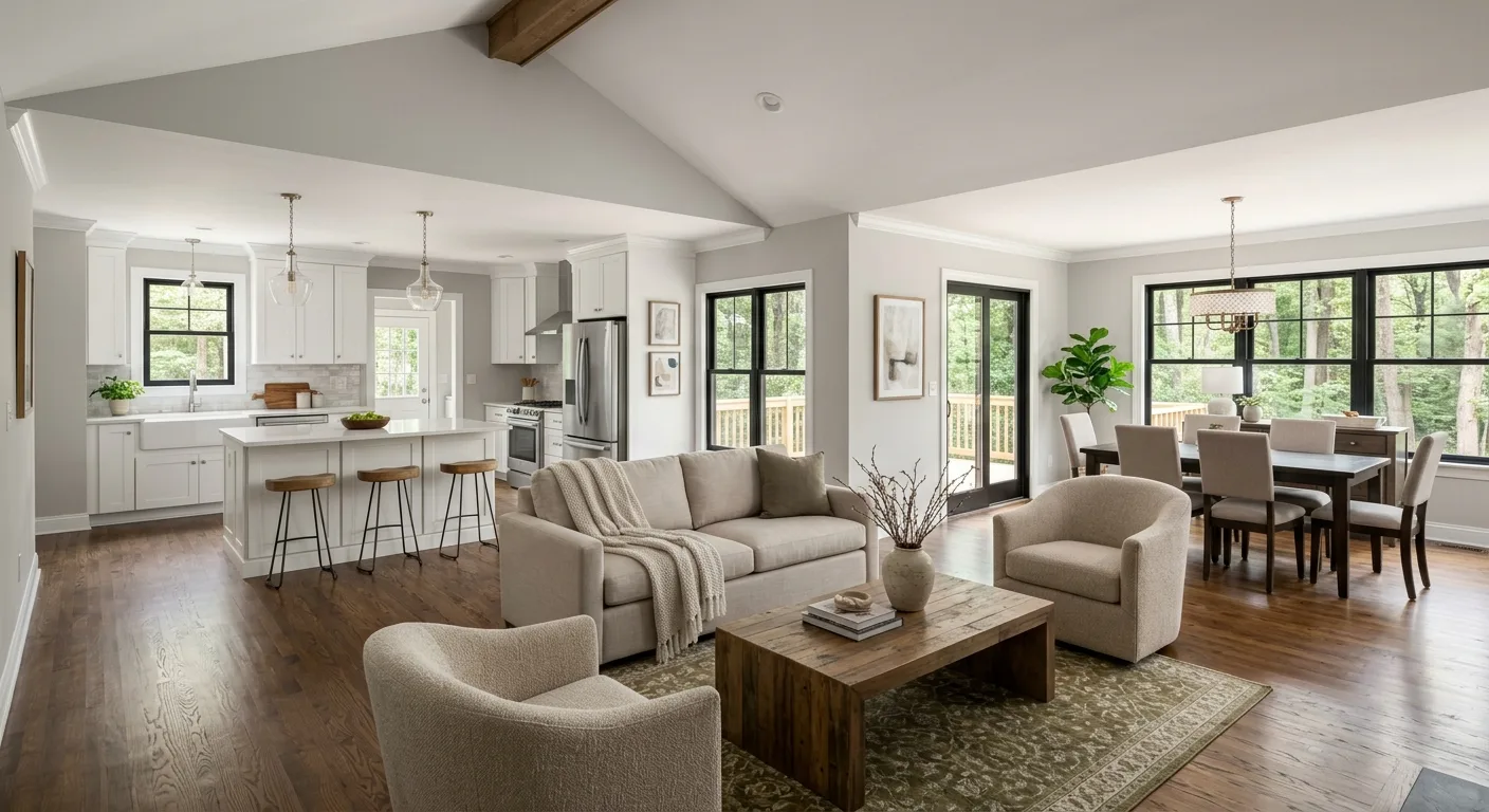 home renovations work — project example in Chesterfield, VA
