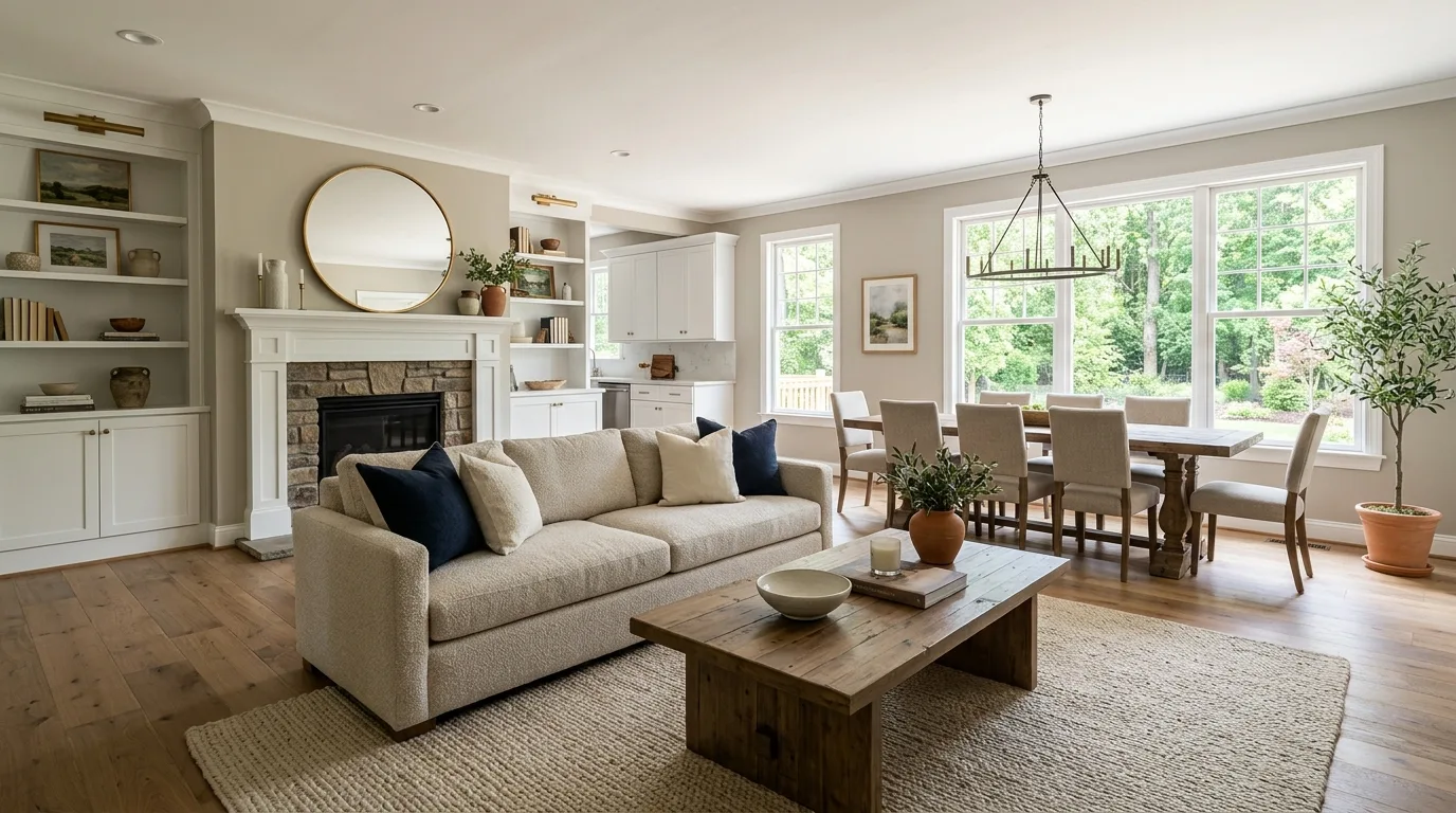 home renovations work — project example in Chesterfield, VA