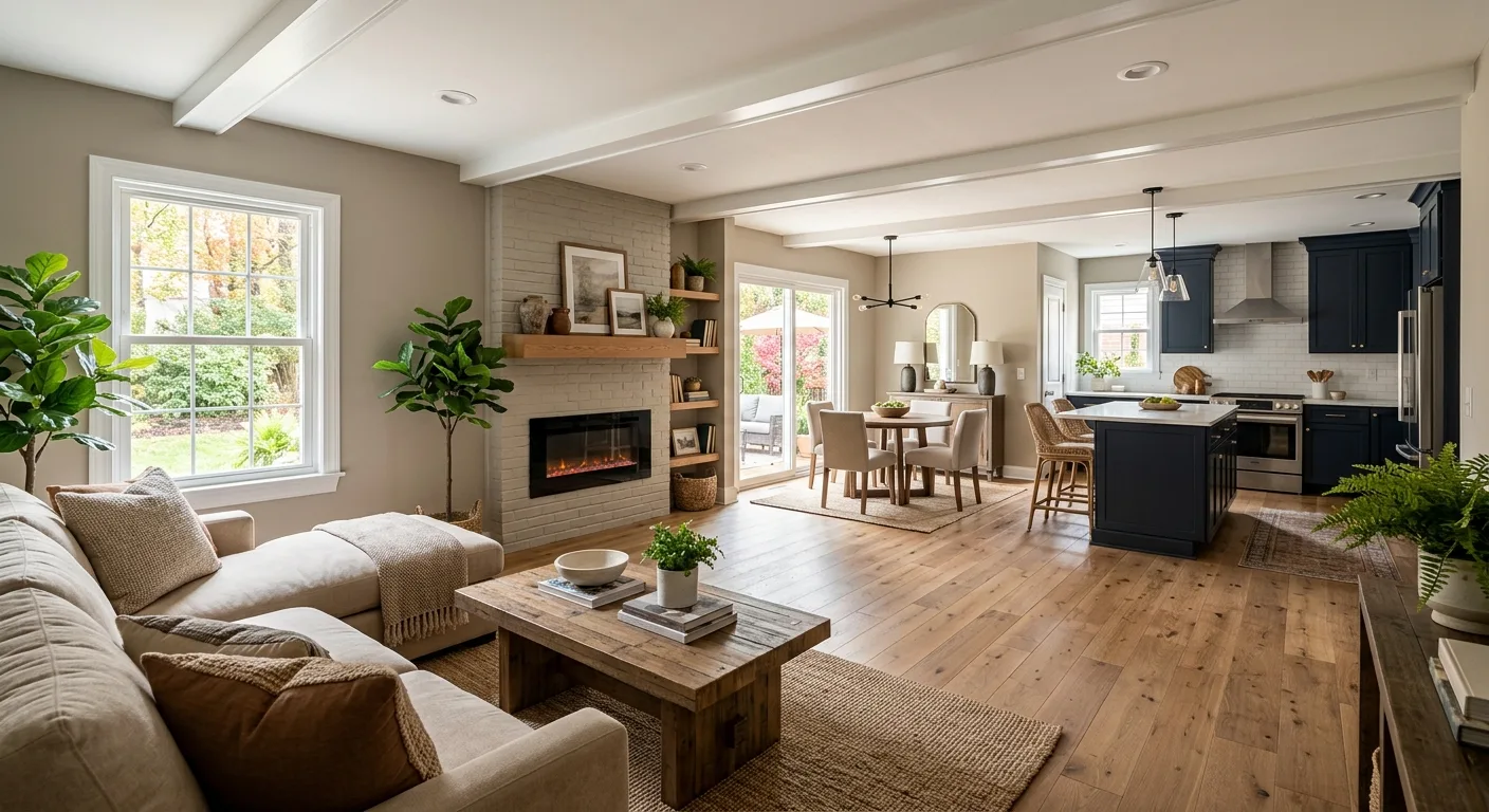 home renovations work — project example in Chesterfield, VA
