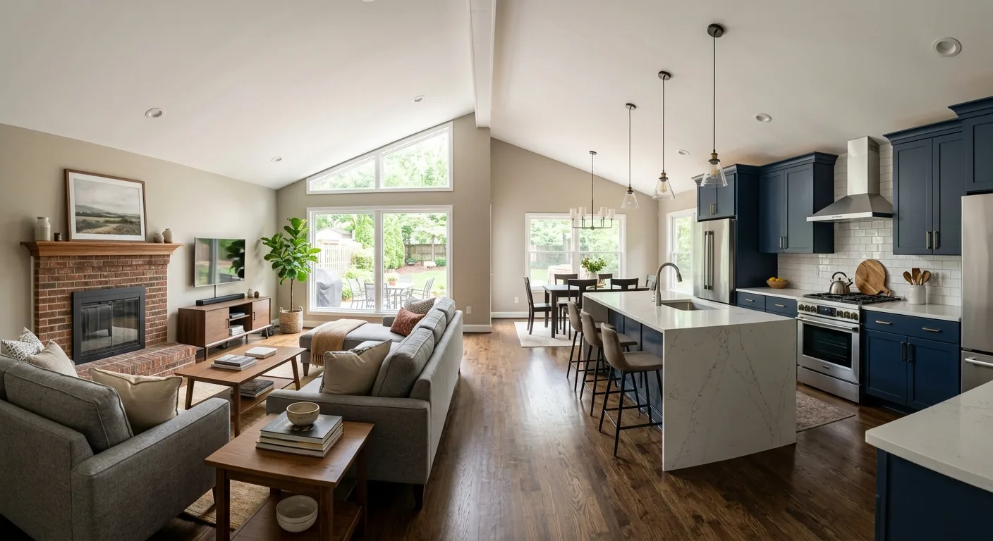 home renovations work — project example in Chesterfield, VA