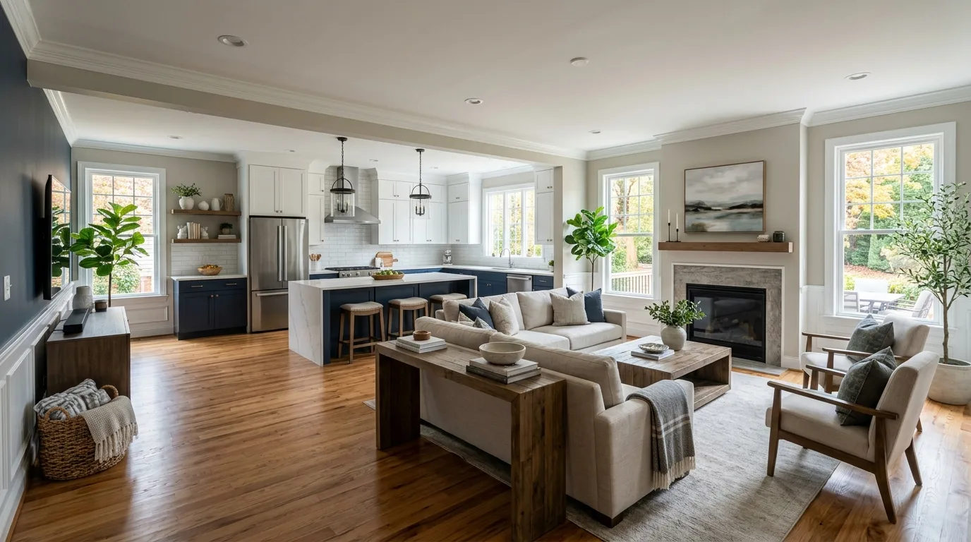 home renovations work — project example in Chesterfield, VA