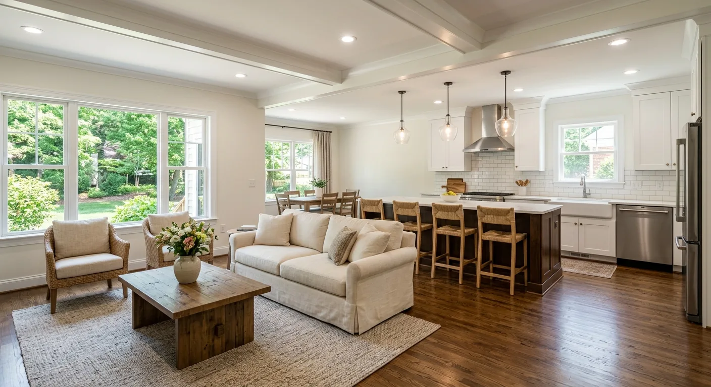 home renovations work — project example in Chesterfield, VA