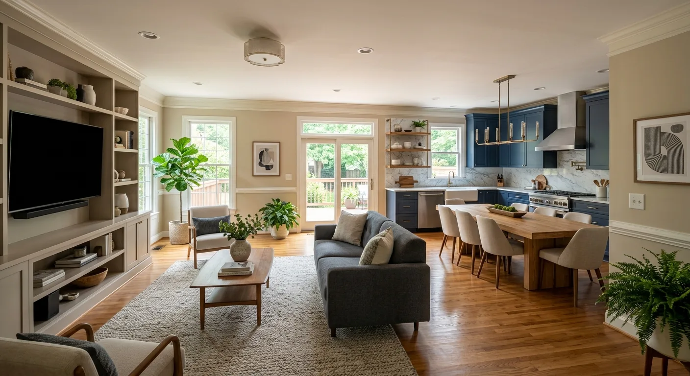 home renovations work — project example in Chesterfield, VA