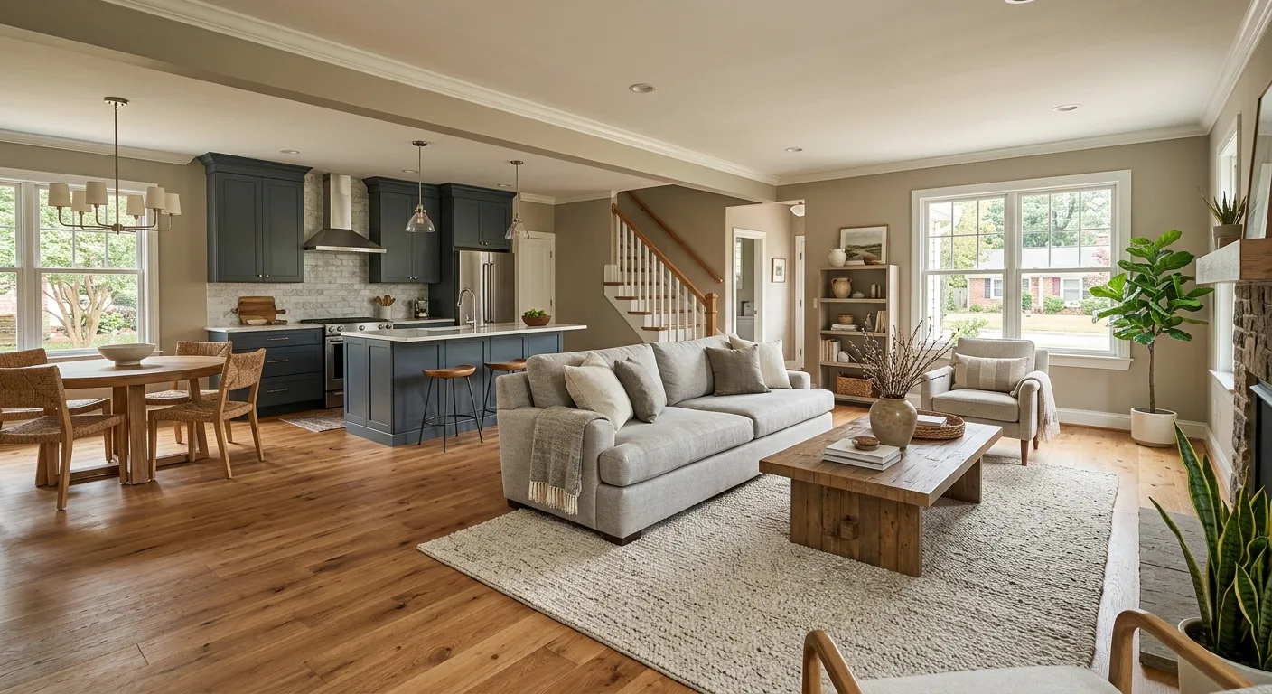 home renovations work — project example in Chesterfield, VA