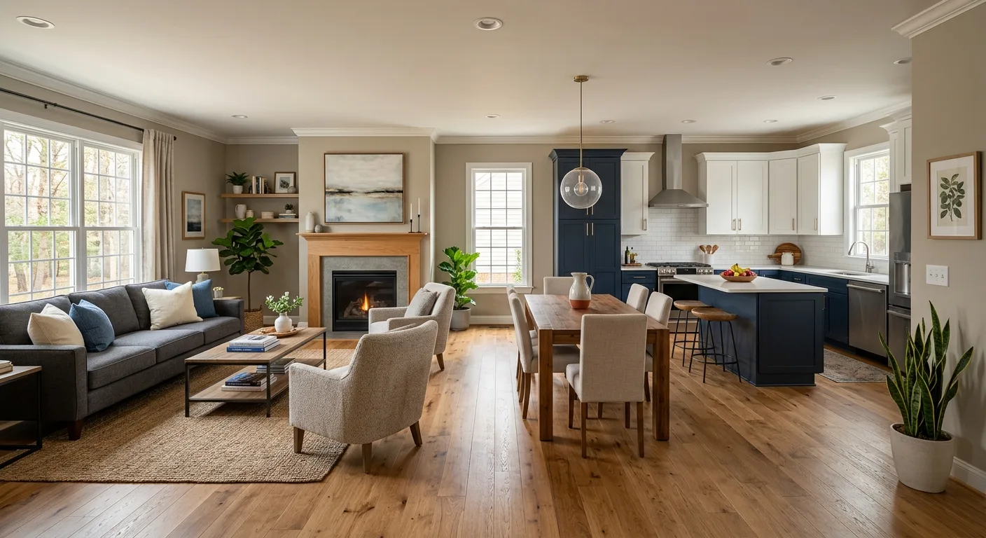 home renovations work — project example in Chesterfield, VA