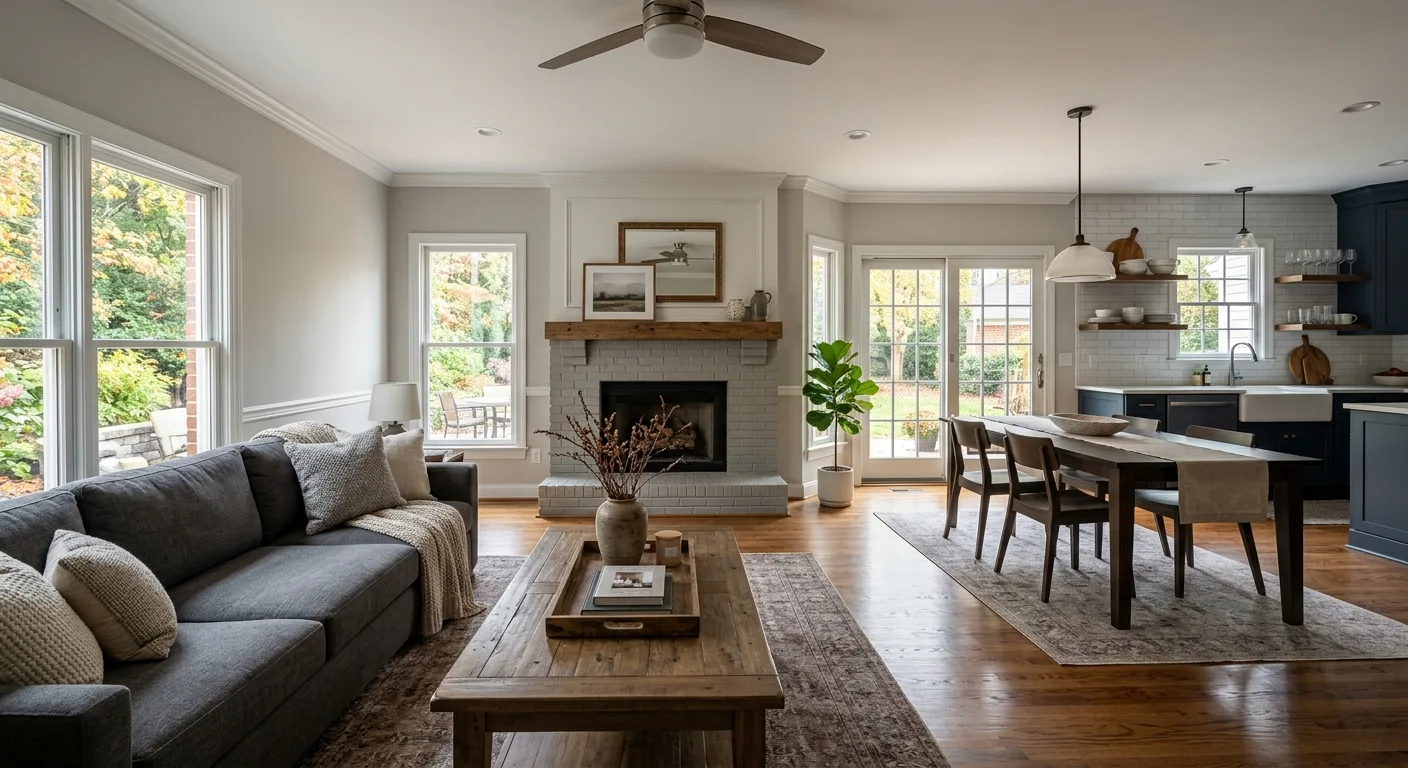 home renovations work — project example in Chesterfield, VA