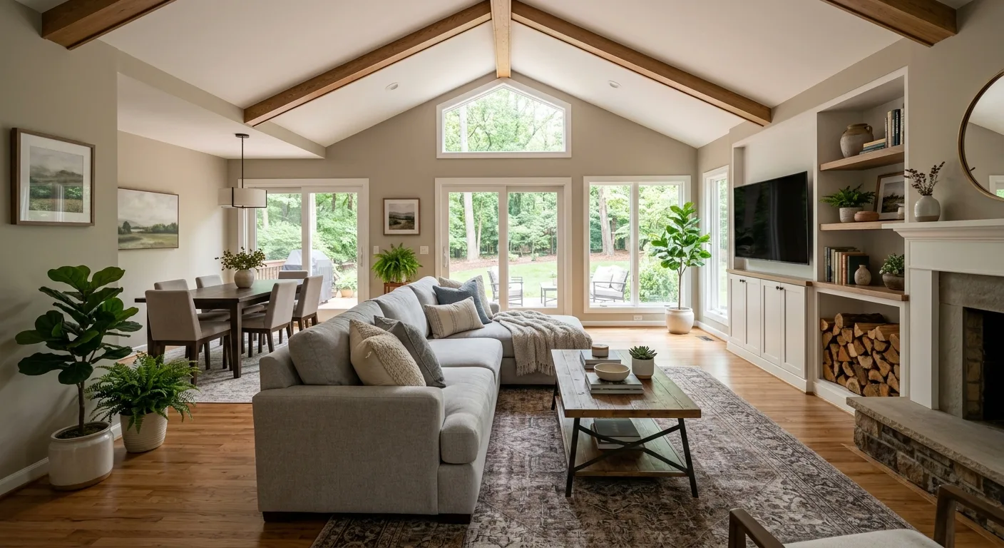 home renovations work — project example in Chesterfield, VA
