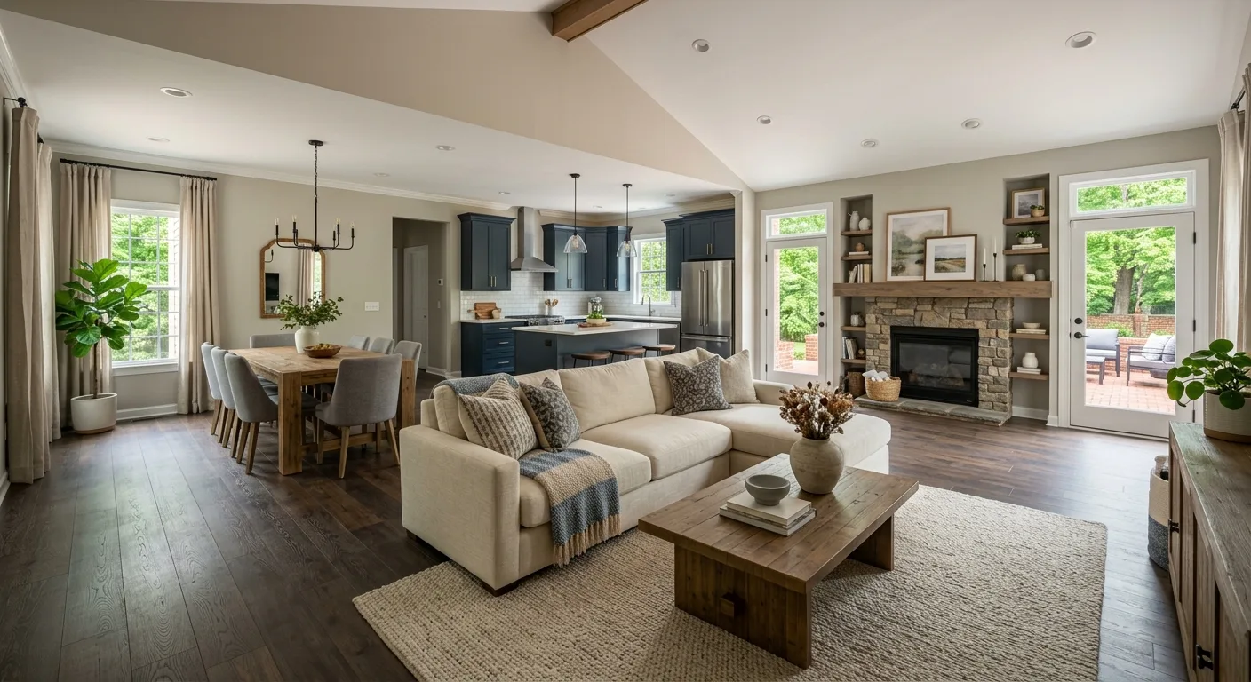 home renovations work — project example in Chesterfield, VA