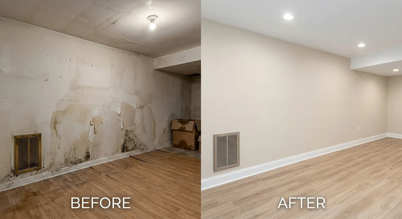 water damage repair work — professional service in Chesterfield, VA