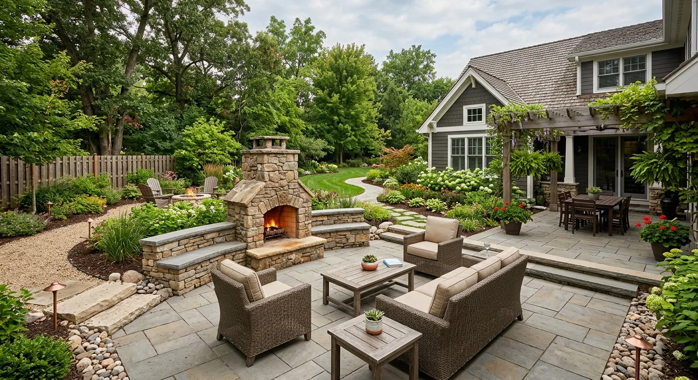 landscaper work — project example in East Dundee, IL