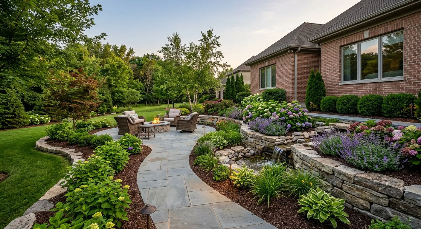 landscaper work — project example in East Dundee, IL