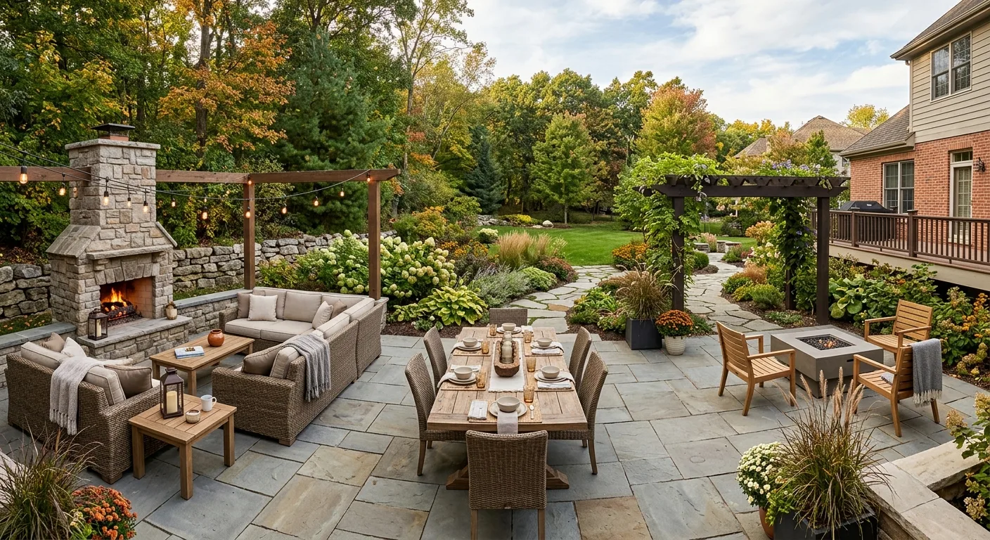 landscaper work — project example in East Dundee, IL