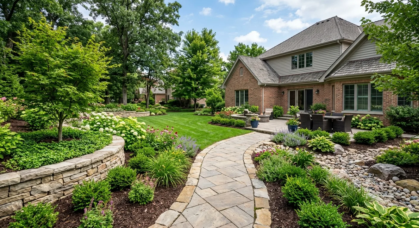 landscaper work — project example in East Dundee, IL