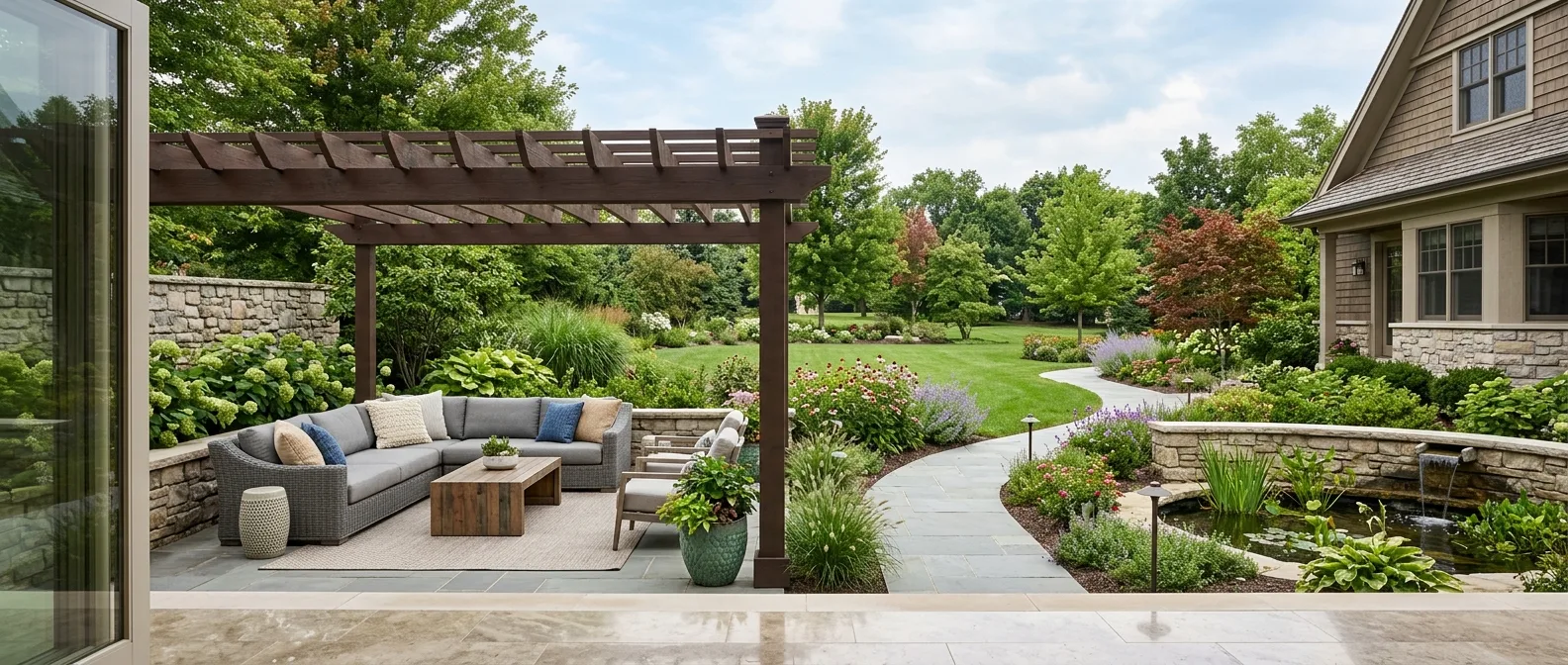 landscaper work — project example in East Dundee, IL