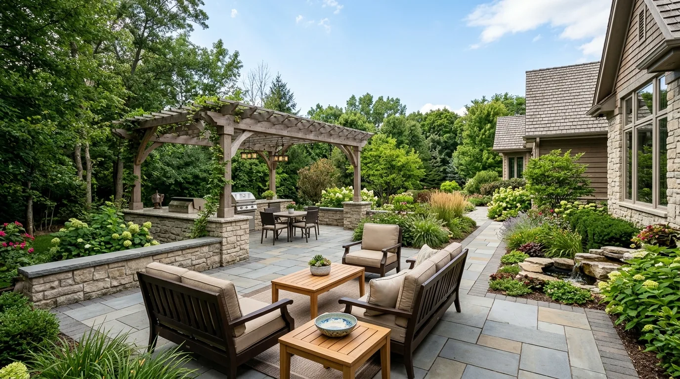 landscaper work — project example in East Dundee, IL