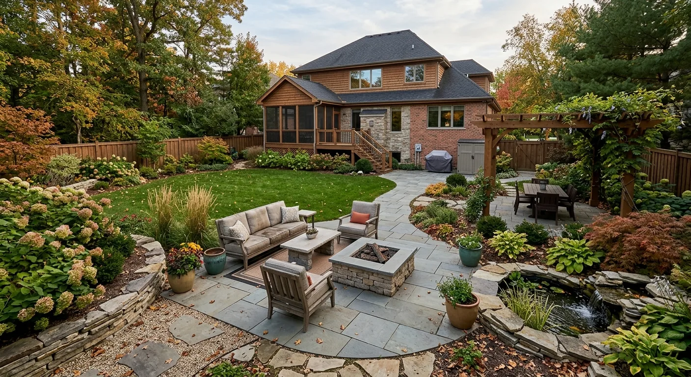 landscaper work — project example in East Dundee, IL