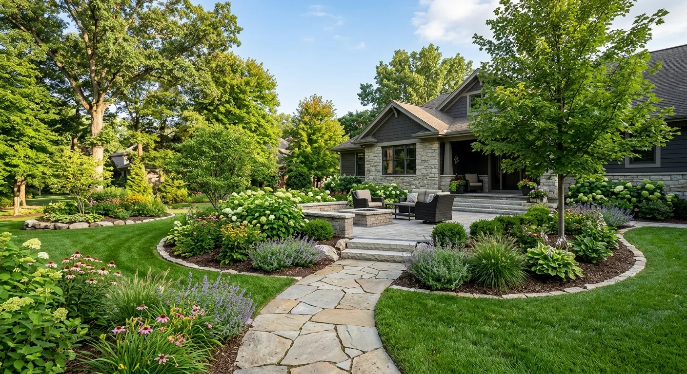 landscaper work — project example in East Dundee, IL