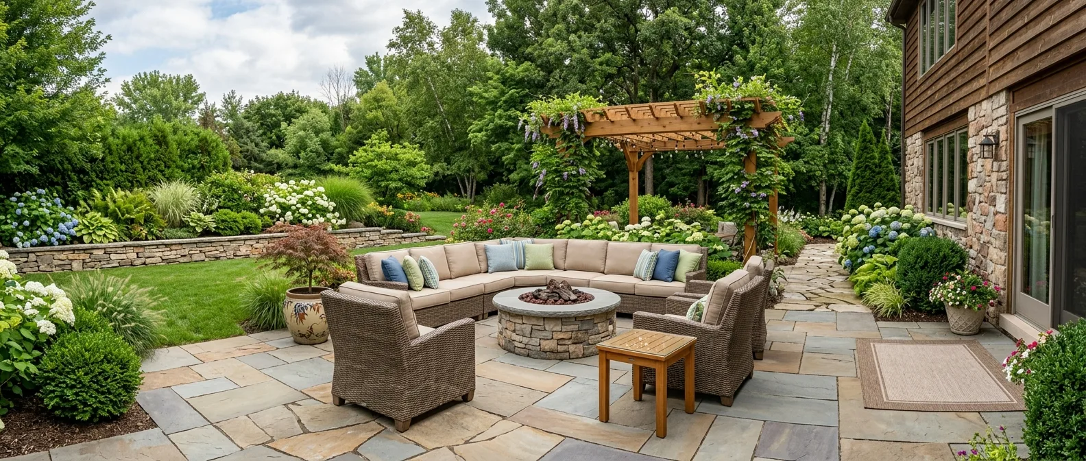 landscaper work — project example in East Dundee, IL