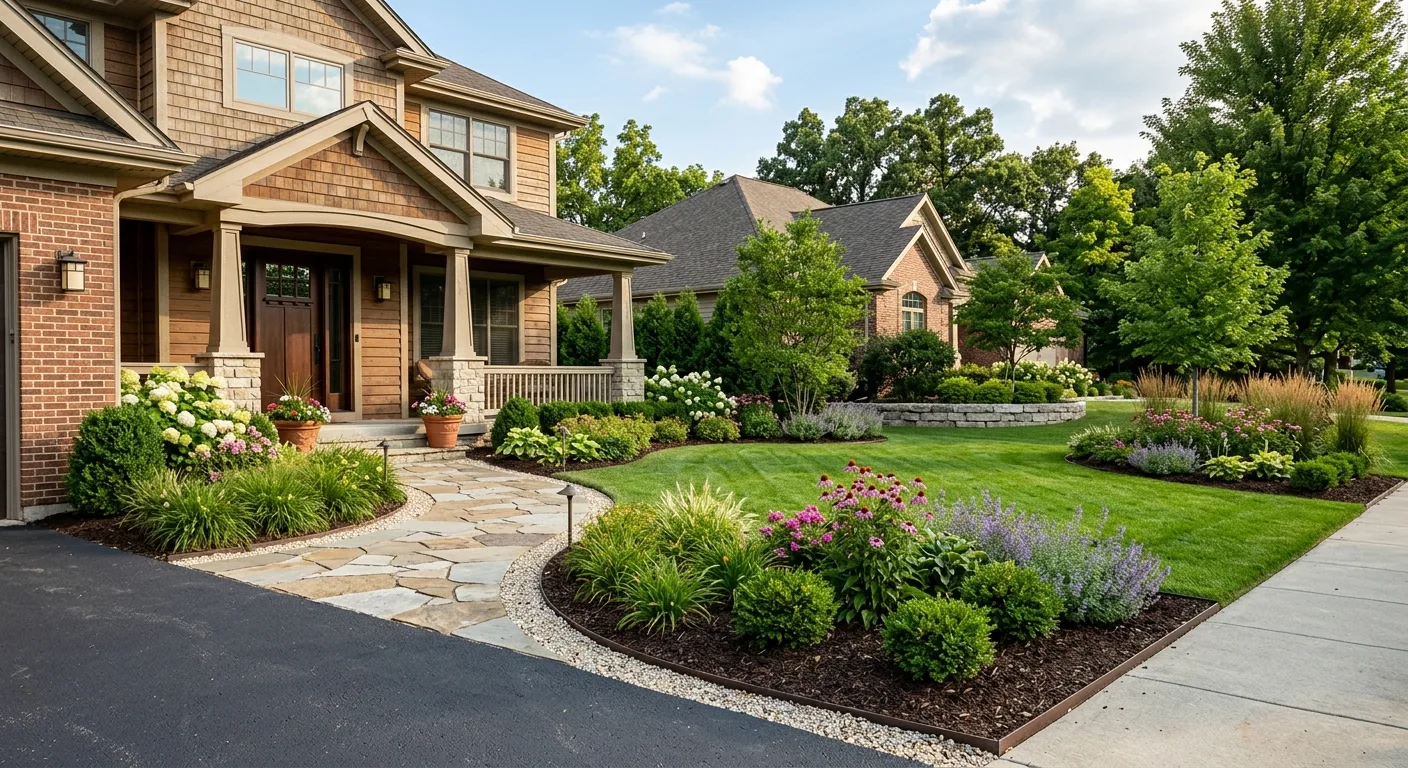 landscaper work — project example in East Dundee, IL