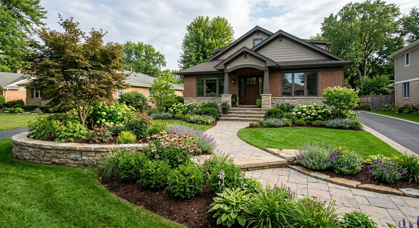 landscaper work — project example in East Dundee, IL