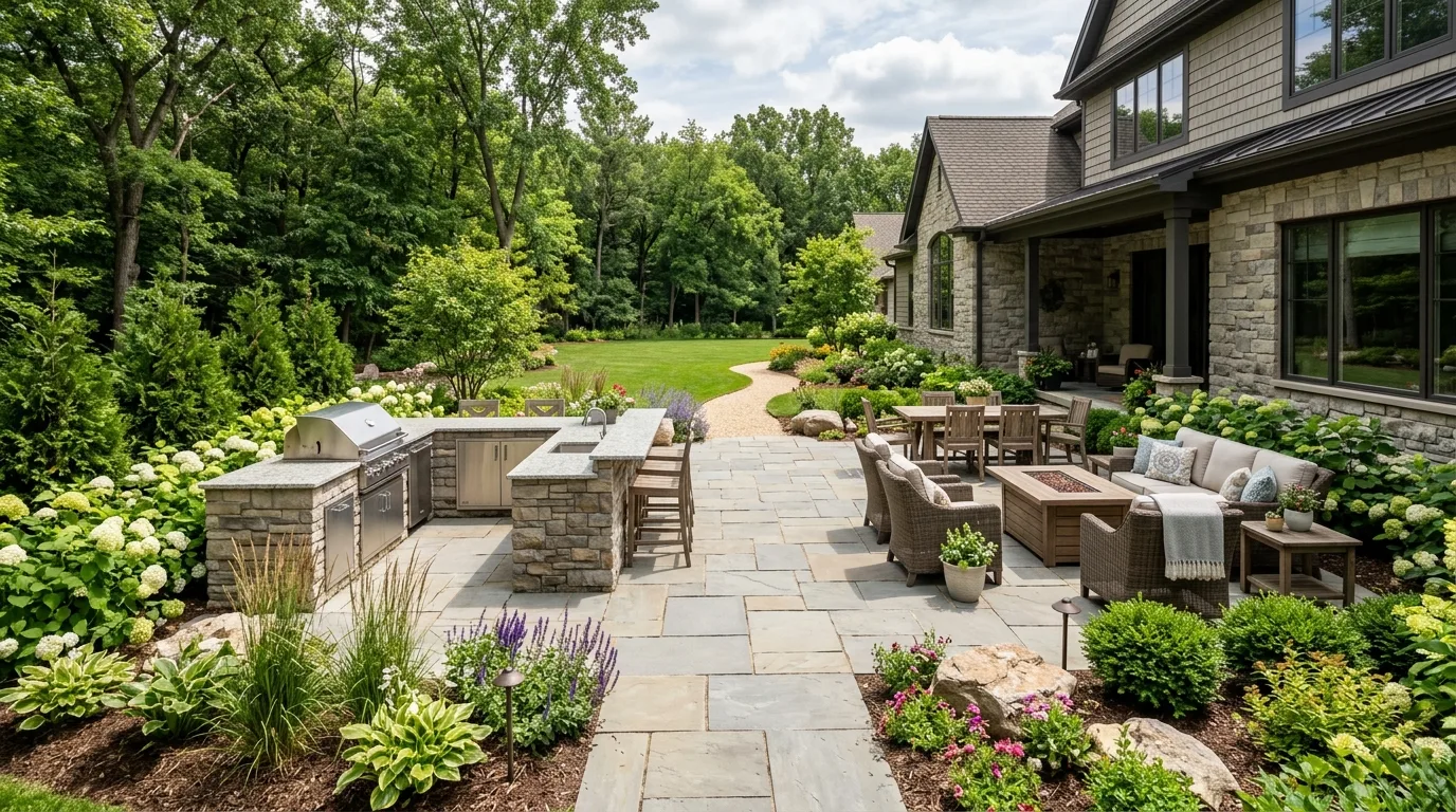 landscaper work — project example in East Dundee, IL