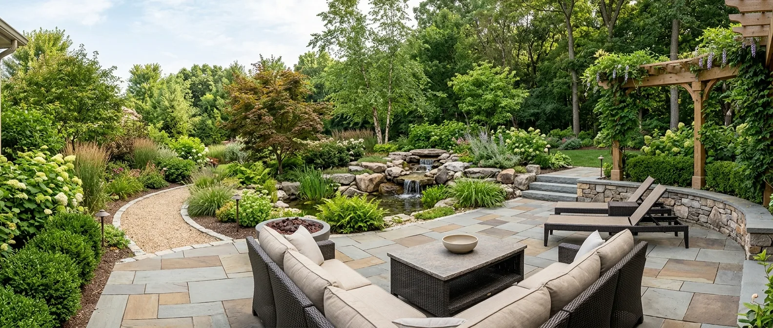 landscaper work — project example in East Dundee, IL