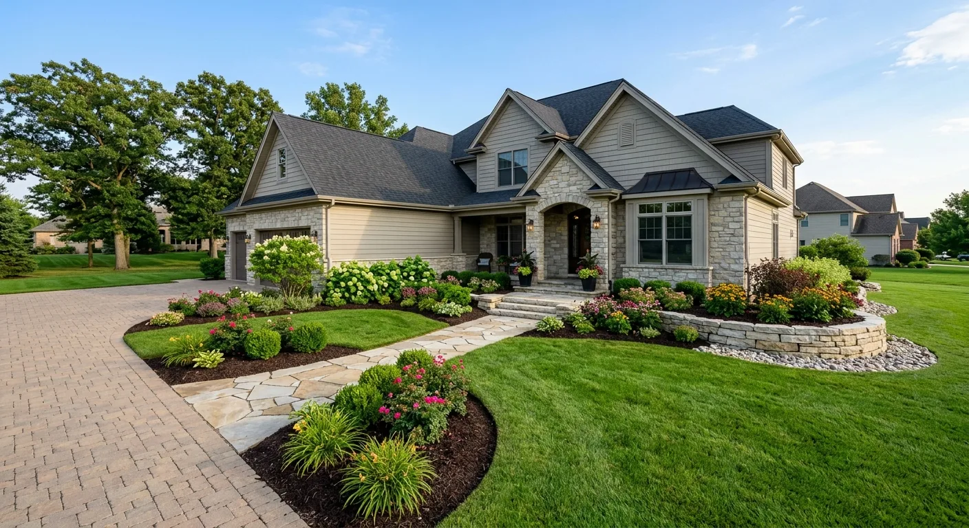 landscaper work — project example in East Dundee, IL