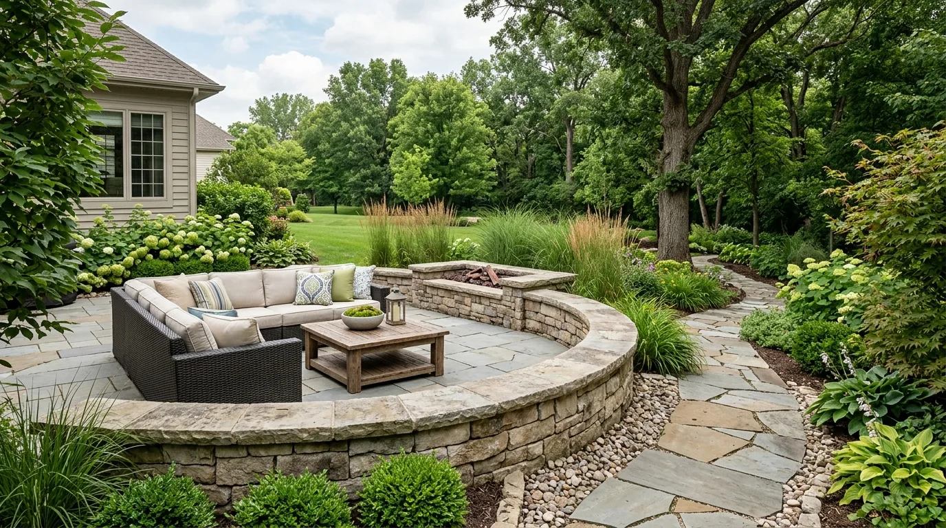 landscaper work — project example in East Dundee, IL