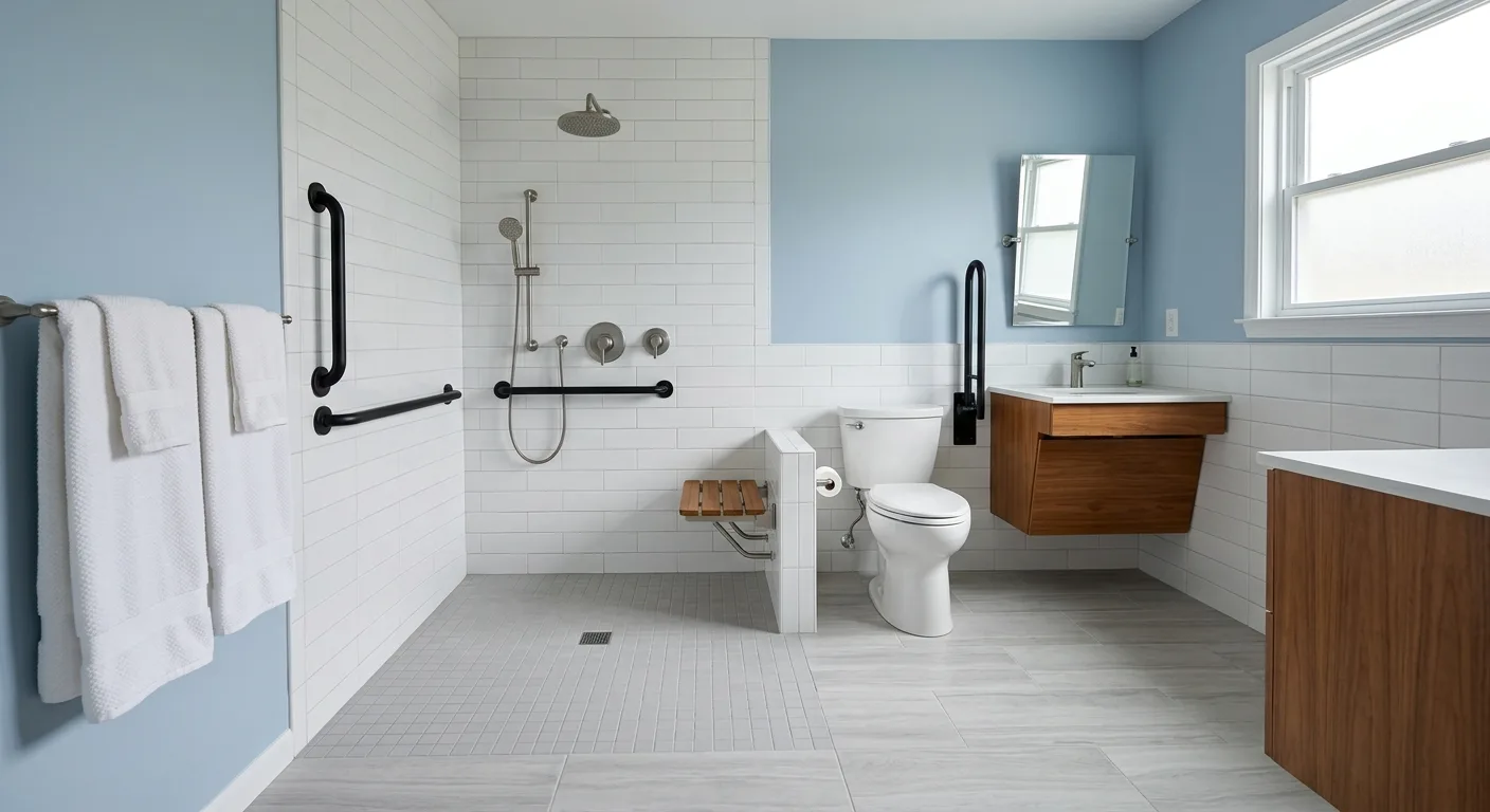 accessibility remodeling work, project example in New Bern, NC