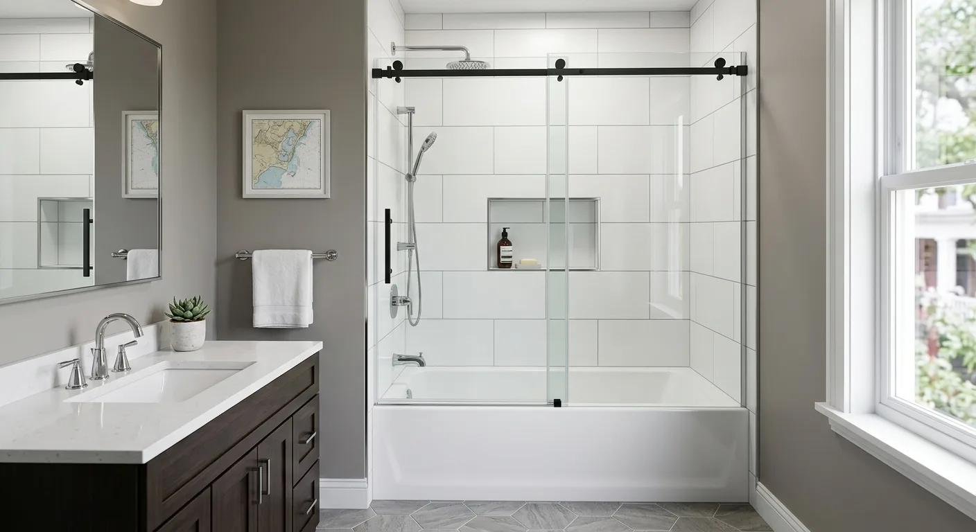 tub and shower replacement work, professional service in New Bern, NC