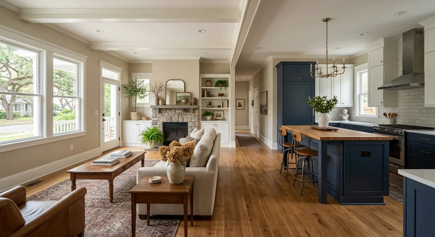 general remodeling work, project example in New Bern, NC