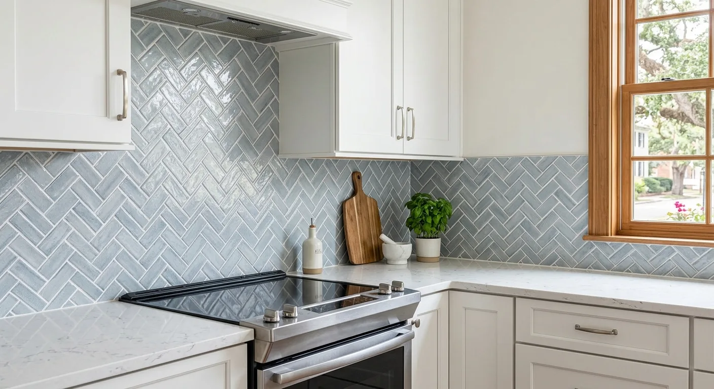 backsplash installation work, professional service in New Bern, NC